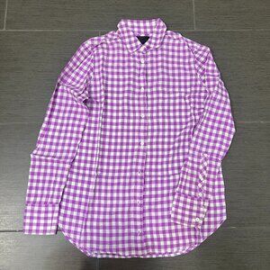 J Crew Gingham Shirt Size 0